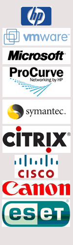 Suppliers of HP, Microsoft, Vmware, Anti-Virus